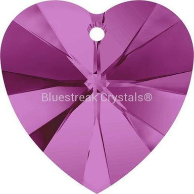 Serinity Pendants Heart (6228) Fuchsia-Serinity Pendants-10.3x10mm - Pack of 4-Bluestreak Crystals