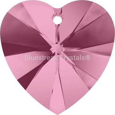 Serinity Pendants Heart (6228) Light Rose-Serinity Pendants-10.3x10mm - Pack of 4-Bluestreak Crystals