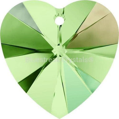 Serinity Pendants Heart (6228) Peridot AB-Serinity Pendants-10.3x10mm - Pack of 4-Bluestreak Crystals