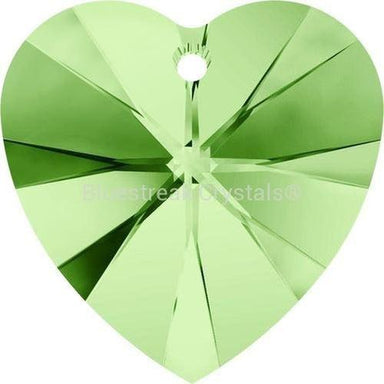 Serinity Pendants Heart (6228) Peridot-Serinity Pendants-10.3x10mm - Pack of 4-Bluestreak Crystals