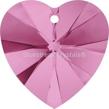 Serinity Pendants Heart (6228) Rose-Serinity Pendants-10.3x10mm - Pack of 4-Bluestreak Crystals