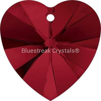 Serinity Pendants Heart (6228) Siam-Serinity Pendants-10.3x10mm - Pack of 4-Bluestreak Crystals