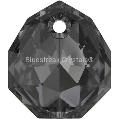 Serinity Pendants Majestic (6436) Crystal Silver Night-Serinity Pendants-11.5mm - Pack of 1-Bluestreak Crystals