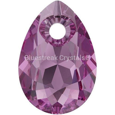 Serinity Pendants Pear Cut (6433) Amethyst-Serinity Pendants-9mm - Pack of 4-Bluestreak Crystals