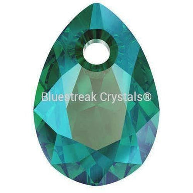 Serinity Pendants Pear Cut (6433) Emerald Shimmer-Serinity Pendants-9mm - Pack of 4 - End of Line-Bluestreak Crystals