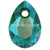 Serinity Pendants Pear Cut (6433) Emerald Shimmer-Serinity Pendants-9mm - Pack of 4 - End of Line-Bluestreak Crystals