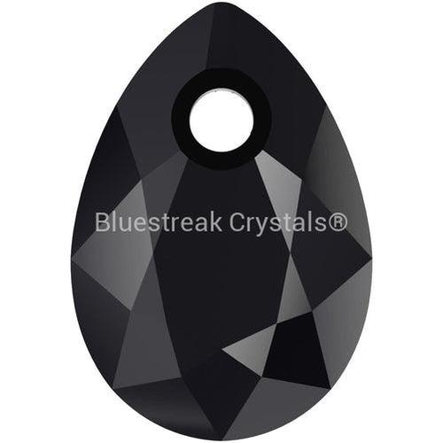 Serinity Pendants Pear Cut (6433) Jet-Serinity Pendants-16mm - Pack of 1-Bluestreak Crystals