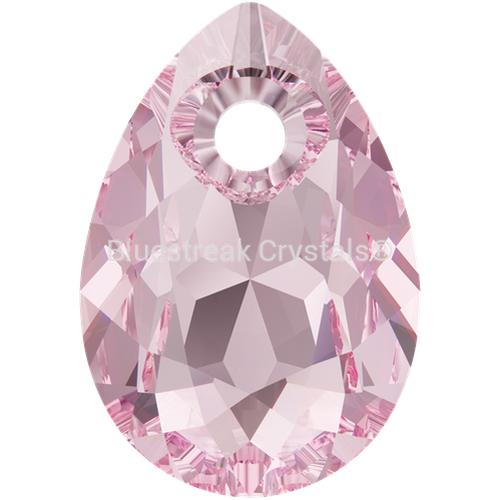 Serinity Pendants Pear Cut (6433) Light Rose-Serinity Pendants-9mm - Pack of 4-Bluestreak Crystals