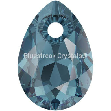 Serinity Pendants Pear Cut (6433) Montana-Serinity Pendants-9mm - Pack of 4-Bluestreak Crystals