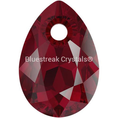 Serinity Pendants Pear Cut (6433) Siam-Serinity Pendants-9mm - Pack of 4-Bluestreak Crystals