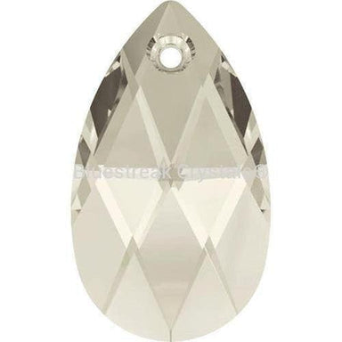 Serinity Pendants Peardrop (6106) Crystal Silver Shade-Serinity Pendants-16mm - Pack of 2-Bluestreak Crystals