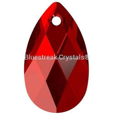 Serinity Pendants Peardrop (6106) Light Siam-Serinity Pendants-16mm - Pack of 2-Bluestreak Crystals