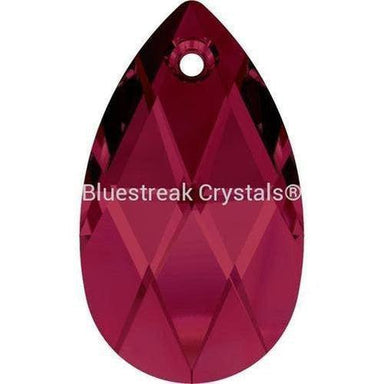 Serinity Pendants Peardrop (6106) Ruby-Serinity Pendants-16mm - Pack of 2-Bluestreak Crystals