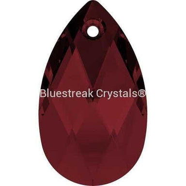 Serinity Pendants Peardrop (6106) Scarlet-Serinity Pendants-16mm - Pack of 2-Bluestreak Crystals