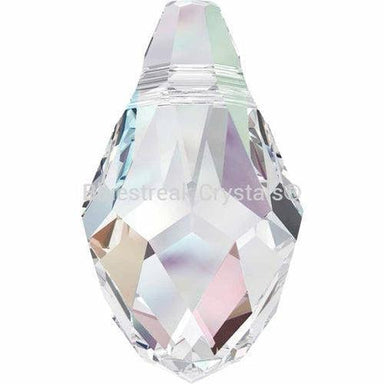 Serinity Pendants Small Briolette (6007) Crystal AB-Serinity Pendants-7mm - Pack of 4-Bluestreak Crystals