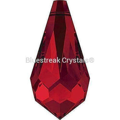 Serinity Pendants Teardrop (6000) Light Siam-Serinity Pendants-11mm - Pack of 10-Bluestreak Crystals