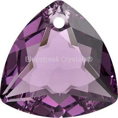 Serinity Pendants Trilliant Cut (6434) Amethyst-Serinity Pendants-8mm - Pack of 4-Bluestreak Crystals