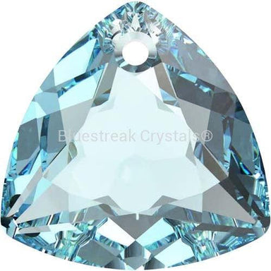 Serinity Pendants Trilliant Cut (6434) Aquamarine-Serinity Pendants-8mm - Pack of 4-Bluestreak Crystals