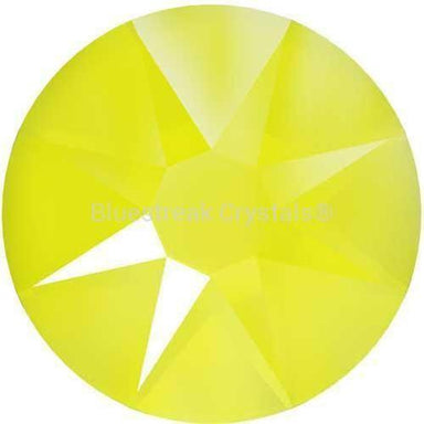 Serinity Rhinestones Non Hotfix (2000, 2058 & 2088) Crystal Electric Yellow-Serinity Flatback Rhinestones Crystals (Non Hotfix)-SS12 (3.1mm) - Pack of 50-Bluestreak Crystals