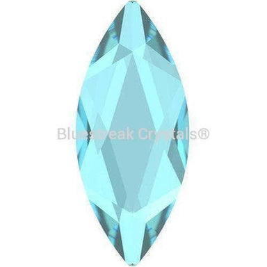 Serinity Rhinestones Non Hotfix Marquise (2201) Aquamarine-Serinity Flatback Rhinestones Crystals (Non Hotfix)-4x1.8mm - Pack of 10-Bluestreak Crystals