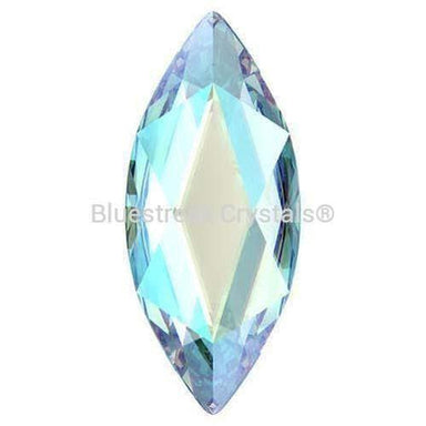 Serinity Rhinestones Non Hotfix Marquise (2201) Aquamarine Shimmer-Serinity Flatback Rhinestones Crystals (Non Hotfix)-8x3.5mm - Pack of 10-Bluestreak Crystals