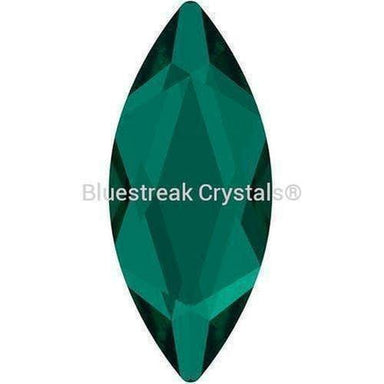 Serinity Rhinestones Non Hotfix Marquise (2201) Emerald-Serinity Flatback Rhinestones Crystals (Non Hotfix)-4x1.8mm - Pack of 10-Bluestreak Crystals