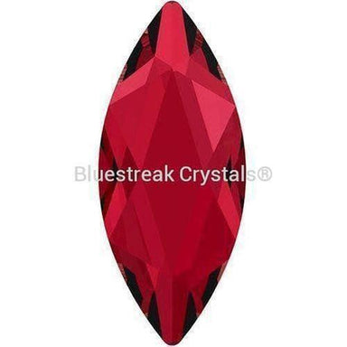 Serinity Rhinestones Non Hotfix Marquise (2201) Scarlet-Serinity Flatback Rhinestones Crystals (Non Hotfix)-4x1.8mm - Pack of 10-Bluestreak Crystals