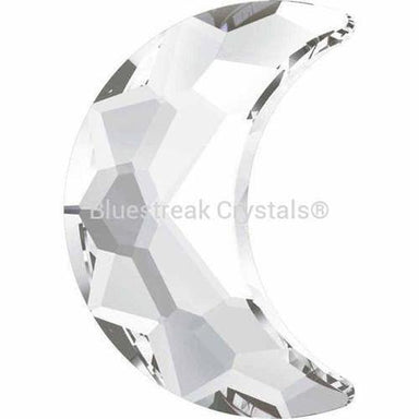 Serinity Rhinestones Non Hotfix Moon (2813) Crystal-Serinity Flatback Rhinestones Crystals (Non Hotfix)-8x5.5mm - Pack of 4-Bluestreak Crystals