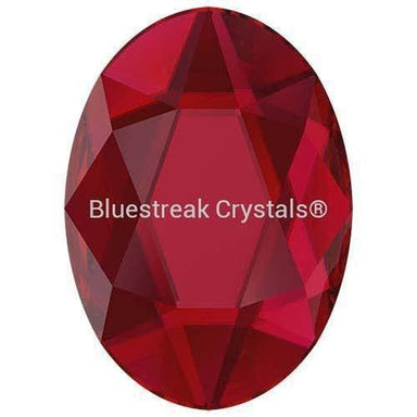 Serinity Rhinestones Non Hotfix Oval (2603) Scarlet-Serinity Flatback Rhinestones Crystals (Non Hotfix)-4x3mm - Pack of 10-Bluestreak Crystals