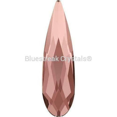 Serinity Rhinestones Non Hotfix Raindrop (2304) Blush Rose-Serinity Flatback Rhinestones Crystals (Non Hotfix)-6x1.7mm - Pack of 6-Bluestreak Crystals