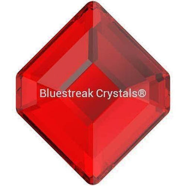 Serinity Rhinestones Non Hotfix Small Hexagon (2777) Light Siam-Serinity Flatback Rhinestones Crystals (Non Hotfix)-5x4.2mm - Pack of 8-Bluestreak Crystals