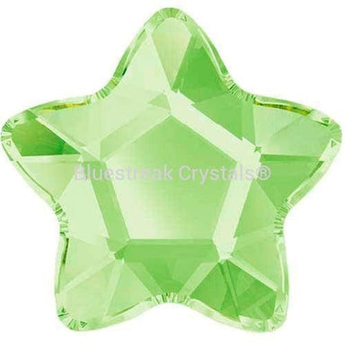 Serinity Rhinestones Non Hotfix Star Flower (2754) Peridot-Serinity Flatback Rhinestones Crystals (Non Hotfix)-4mm - Pack of 10-Bluestreak Crystals