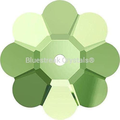 Serinity Sew On Crystals Daisy Spacer (3700) Peridot UNFOILED-Serinity Sew On Crystals-6mm - Pack of 10-Bluestreak Crystals