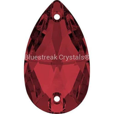 Serinity Sew On Crystals Peardrop (3230) Scarlet-Serinity Sew On Crystals-12x7mm - Pack of 2-Bluestreak Crystals