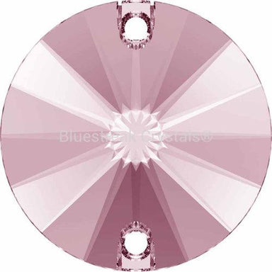 Serinity Sew On Crystals Rivoli (3200) Light Rose-Serinity Sew On Crystals-8mm - Pack of 6-Bluestreak Crystals