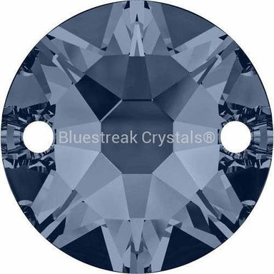 Serinity Sew On Crystals Round (3288) Denim Blue-Serinity Sew On Crystals-8mm - Pack of 6-Bluestreak Crystals