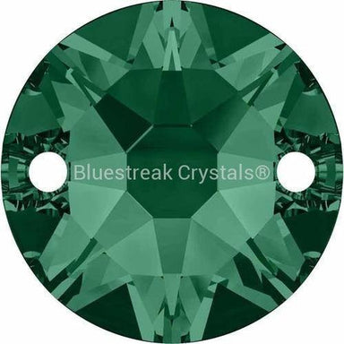 Serinity Sew On Crystals Round (3288) Emerald-Serinity Sew On Crystals-8mm - Pack of 6-Bluestreak Crystals