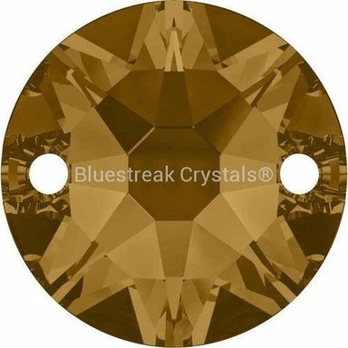 Serinity Sew On Crystals Round (3288) Light Colorado Topaz-Serinity Sew On Crystals-8mm - Pack of 6-Bluestreak Crystals