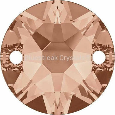 Serinity Sew On Crystals Round (3288) Light Peach-Serinity Sew On Crystals-10mm - Pack of 4-Bluestreak Crystals