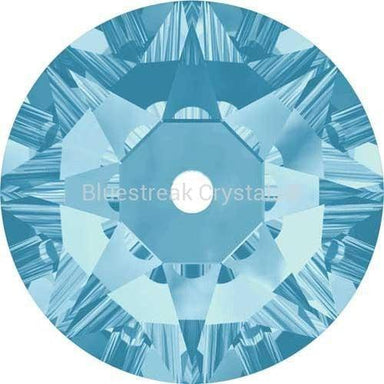 Serinity Sew On Crystals Round Lochrose (3188) Aquamarine-Serinity Sew On Crystals-3mm - Pack of 50-Bluestreak Crystals