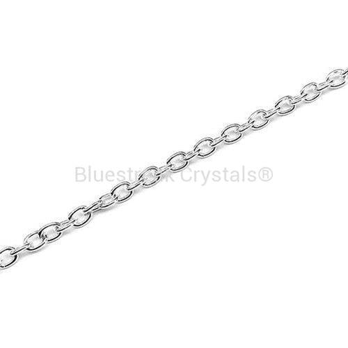 925 Sterling Silver Gold Plated Italian Necklace Trace Chain 16