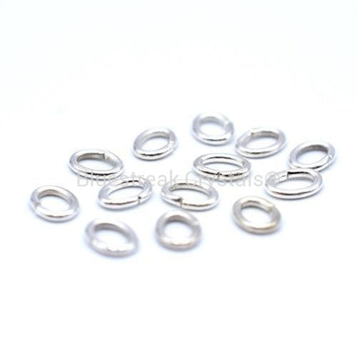 Rose Gold Plated Jump Ring Round 5mm Pack of 50 Gauge 0.95mm 