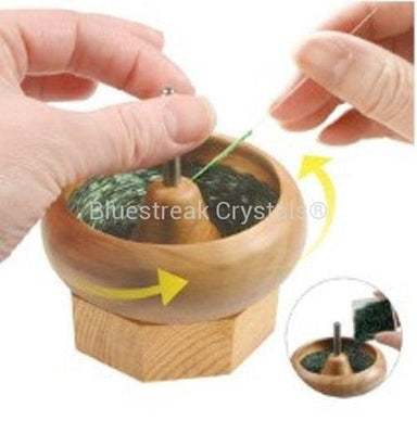 Spin and String Wooden Bead Spinner-Tools & Threads-Bluestreak Crystals