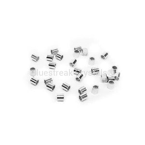 Sterling Silver (925) Crimp Tubes-Findings For Jewellery-Bluestreak Crystals