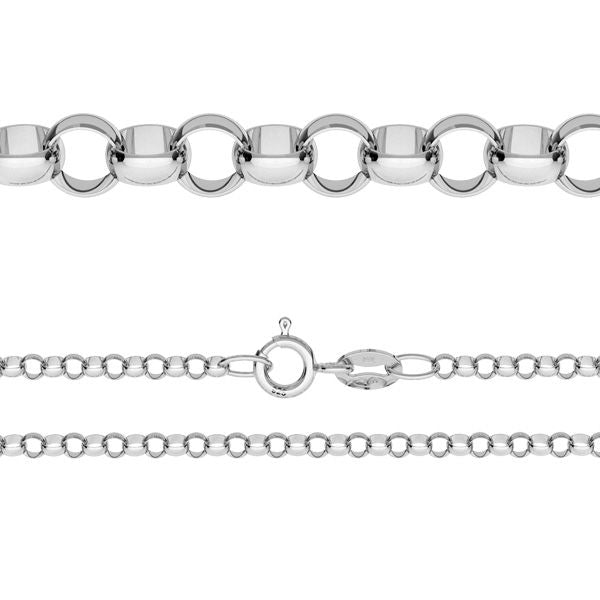 Sterling Silver (925) Belcher Chains