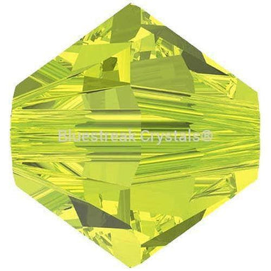 Swarovski Crystal Beads Bicone (5328) Citrus Green-Swarovski Crystal Beads-3mm - Pack of 25-Bluestreak Crystals