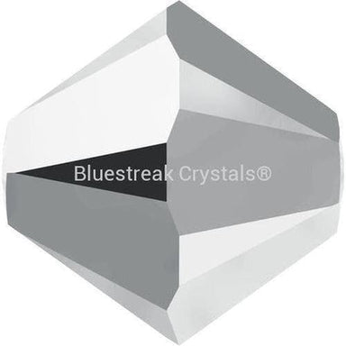 Swarovski Crystal Beads Bicone (5328) Crystal Light Chrome 2X-Swarovski Crystal Beads-4mm - Pack of 25-Bluestreak Crystals