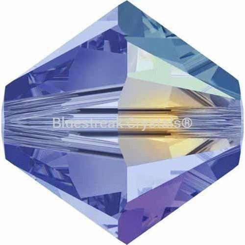 Krakovski Crystal Bicone Beads 3mm PEACOCK BLUE