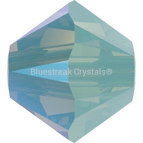 Swarovski Crystal Beads Bicone (5328) Pacific Opal Shimmer-Swarovski Crystal Beads-6mm - Pack of 10-Bluestreak Crystals