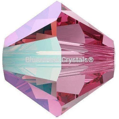 Swarovski Crystal Beads Bicone (5328) Rose Shimmer-Swarovski Crystal Beads-3mm - Pack of 25-Bluestreak Crystals